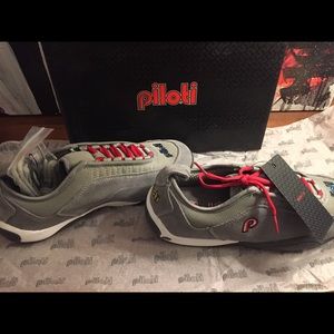 PILOTI GREY-RED-WHITE SPYDER -  S1 SHOES